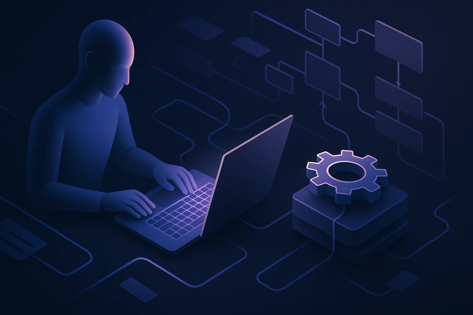Equipo de operaciones revisando un dashboard de automatización de procesos con IA en empresa